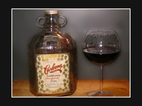 Carbone California Burgundy Wine Bottle