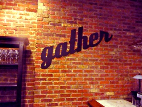 Osterio means a simple place where friends gather