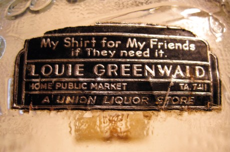 Carbone Wine with Louie Greenwald Label