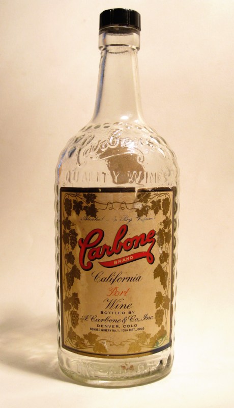 Carbone Port Wine Bottle