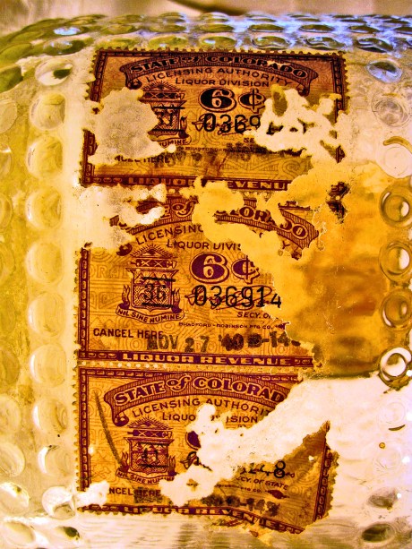 Carbone Wine; 3 Six-Cent Tax Stamps dated Nov. 27, 1940